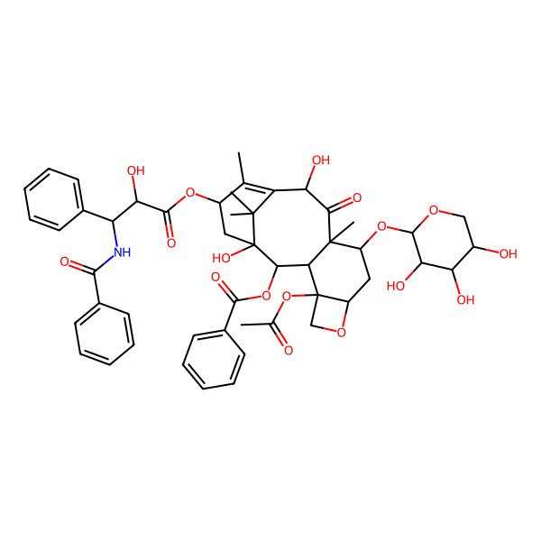 2D Structure of 7-Xylosyl-10-deacetyltaxol