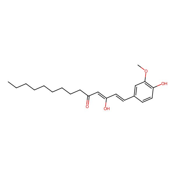 2D Structure of 10-Dehydrogingerdione 2D Structure of 10-Dehydrogingerdione