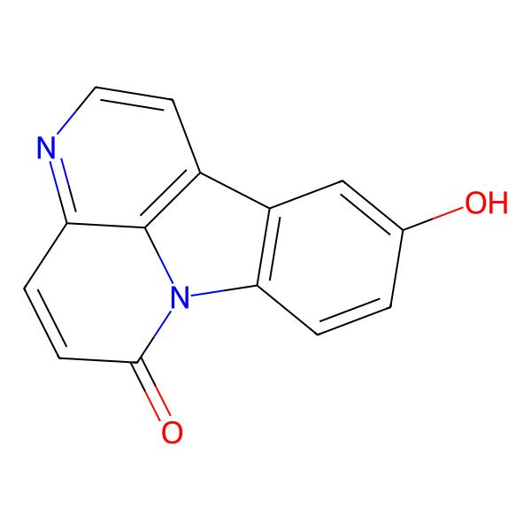 2D Structure of 10-Hydroxycanthin-6-one