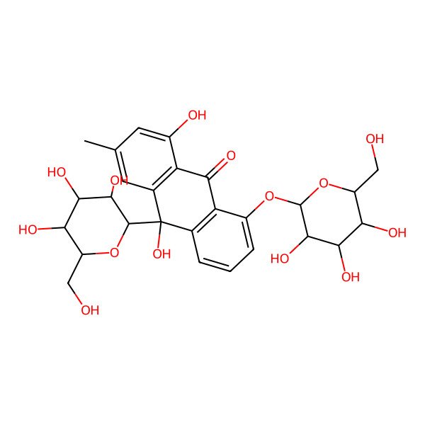 2D Structure of 10-Hydroxycascaroside C