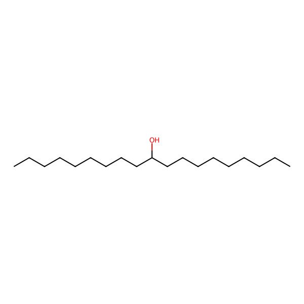 2D Structure of 10-Nonadecanol