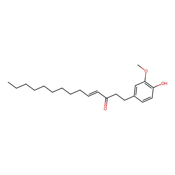 2D Structure of (10)-Shogaol 2D Structure of (10)-Shogaol