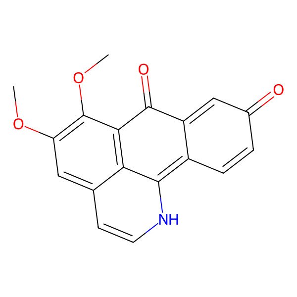 2D Structure of 10,11-dimethoxy-16-azatetracyclo[7.7.1.02,7.013,17]heptadeca-1,3,6,9(17),10,12,14-heptaene-5,8-dione