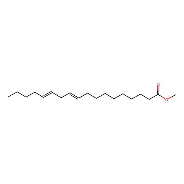 2D Structure of 10,13-Octadecadienoic acid methyl ester