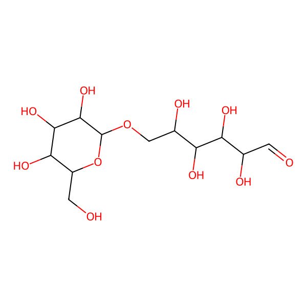 2D Structure of (2R,3S,4R,5R)-2,3,4,5-Tetrahydroxy-6-(((2S,3R,4S,5S,6R)-3,4,5-trihydroxy-6-(hydroxymethyl)tetrahydro-2H-pyran-2-yl)oxy)hexanal