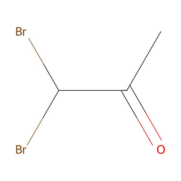 2D Structure of 1,1-Dibromo-2-propanone