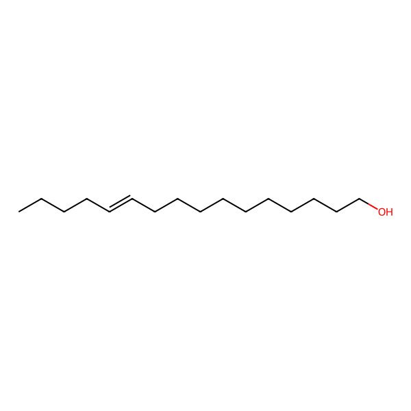 2D Structure of 11-Hexadecen-1-ol, (11Z)- 2D Structure of 11-Hexadecen-1-ol, (11Z)-