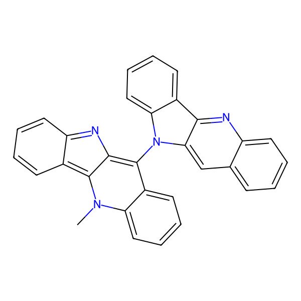 2D Structure of 11-Indolo[3,2-b]quinolin-10-yl-5-methylindolo[3,2-b]quinoline