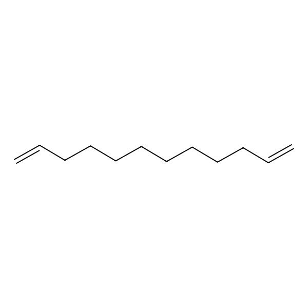 2D Structure of 1,11-Dodecadiene