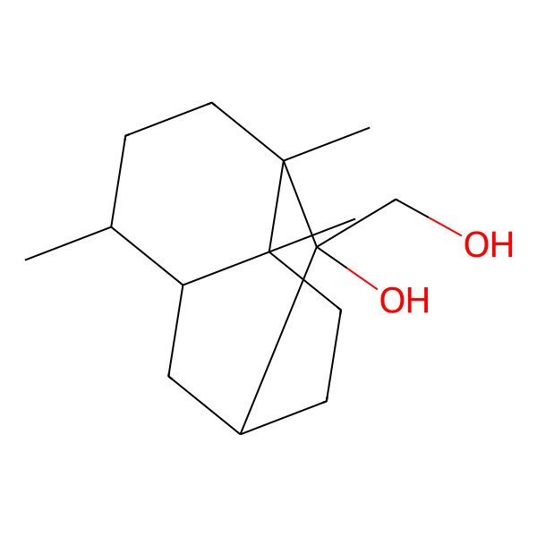 2D Structure of 11,12-Dihydroxyseychellane