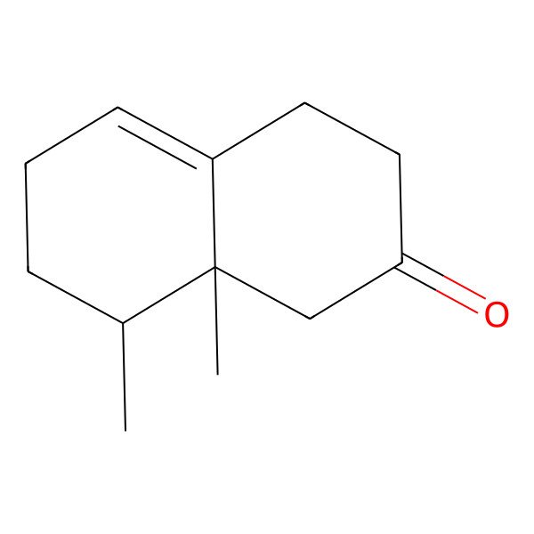 2D Structure of 11,12,13-tris-nor-Eremofil-1(10)-en-7-one