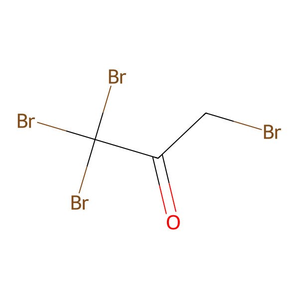 2D Structure of 1,1,1,3-Tetrabromopropan-2-one