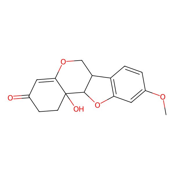 2D Structure of 1,11b-Dihydro-11b-hydroxymedicarpin