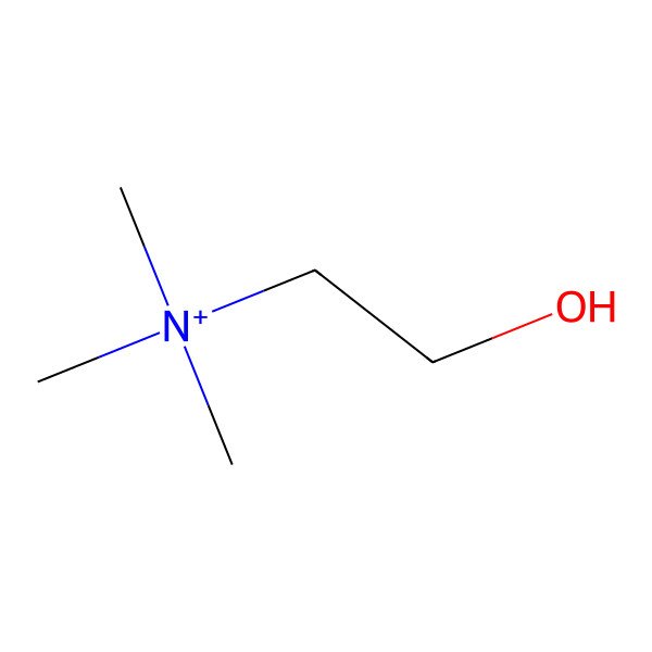 2D Structure of (1,1,2,2-Tetradeuterio-2-hydroxyethyl)-tris(trideuteriomethyl)azanium