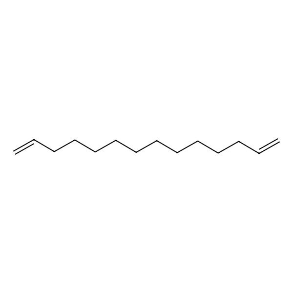 2D Structure of Tetradeca-1,13-diene
