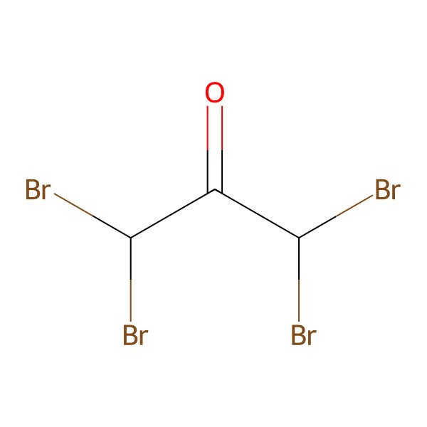 2D Structure of 1,1,3,3-Tetrabromoacetone