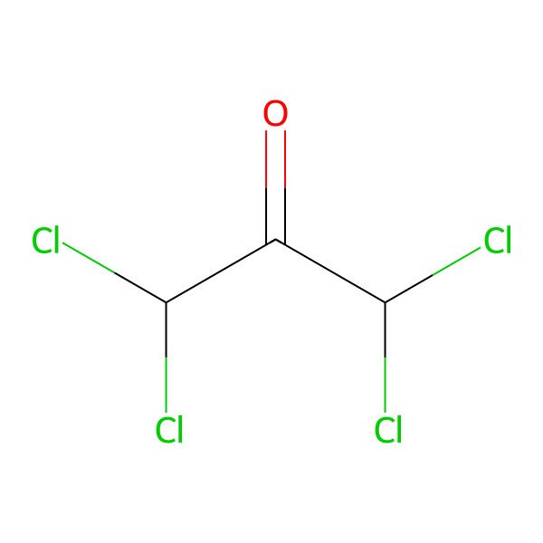 2D Structure of 1,1,3,3-Tetrachloroacetone