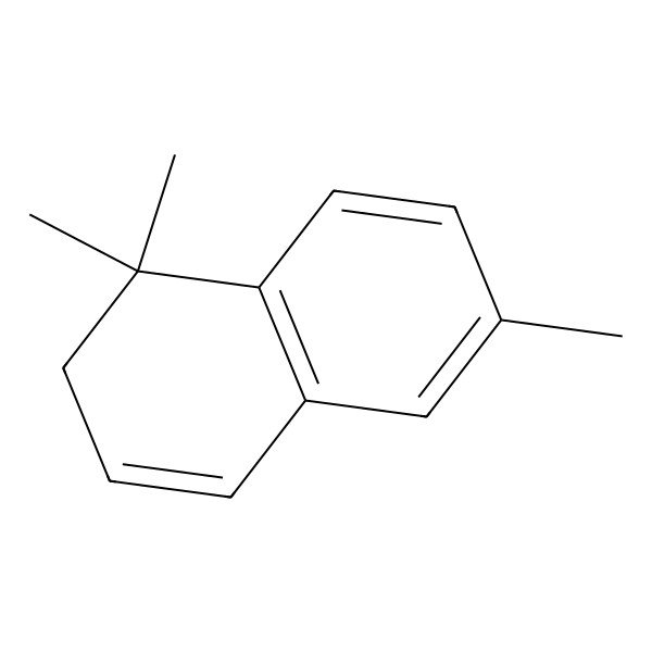 2D Structure of 1,1,6-Trimethyl-1,2-dihydronaphthalene