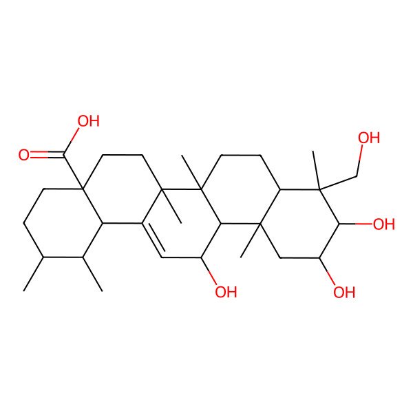 2D Structure of 11alpha-Hydroxyasiatic acid