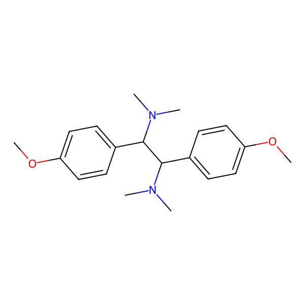 2D Structure of 1,2-Bis(4-methoxyphenyl)-N,N,N',N'-tetramethylethane-1,2-diamine