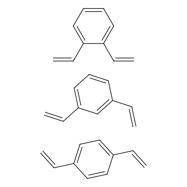 2D Structure of 1,2-Bis(ethenyl)benzene;1,3-bis(ethenyl)benzene;1,4-bis(ethenyl)benzene