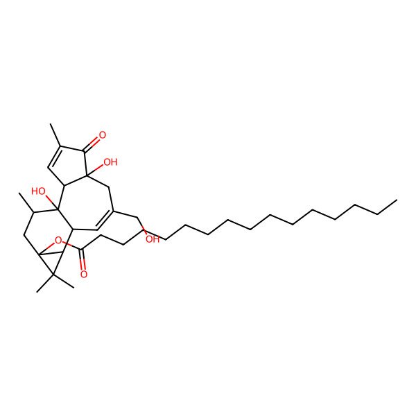 2D Structure of 12-Deoxyphorbol 13-palmitate