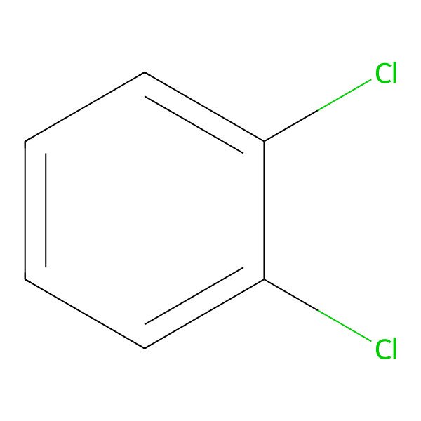 2D Structure of 1,2-Dichlorobenzene