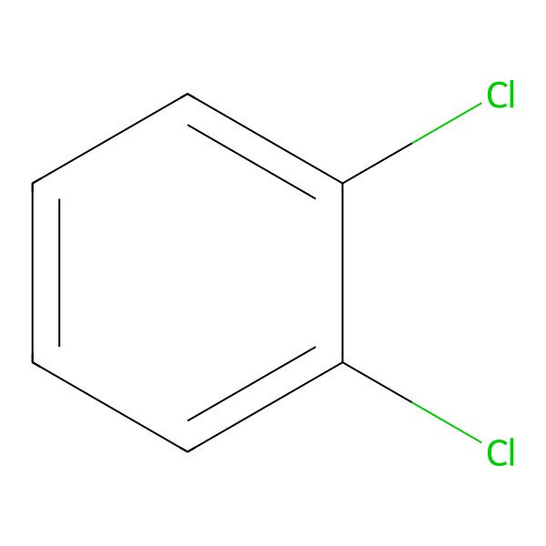 2D Structure of 1,2-Dichlorobenzene