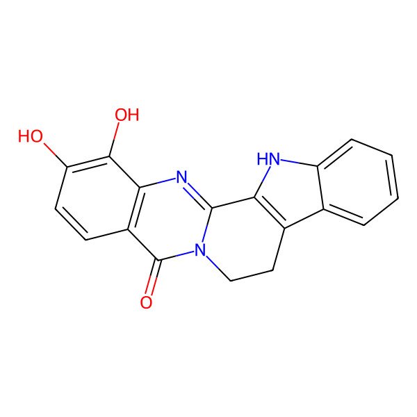 2D Structure of 1,2-Dihydroxyrutaecarpine
