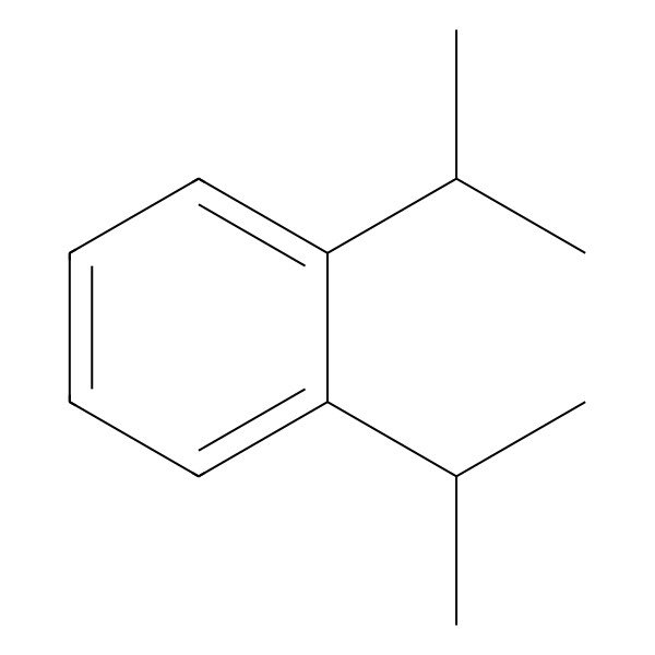 2D Structure of Bis(1-methylethyl)benzene