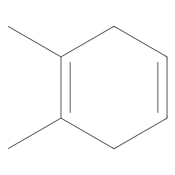 2D Structure of 1,2-Dimethyl-1,4-cyclohexadiene