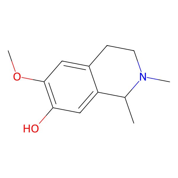 2D Structure of N-Methylisosalsoline