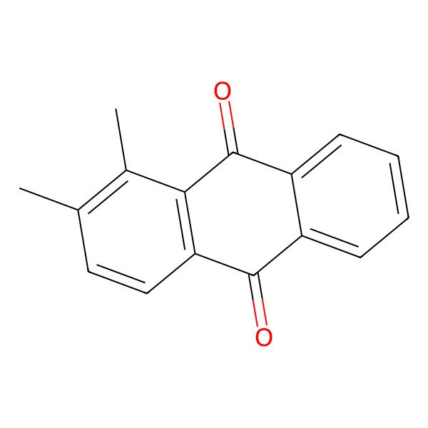 2D Structure of 1,2-Dimethylanthraquinone