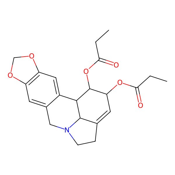 2D Structure of 1,2-Dipropionyllycorine