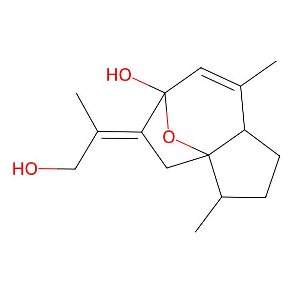 2D Structure of 12-Hydroxycurcumenol