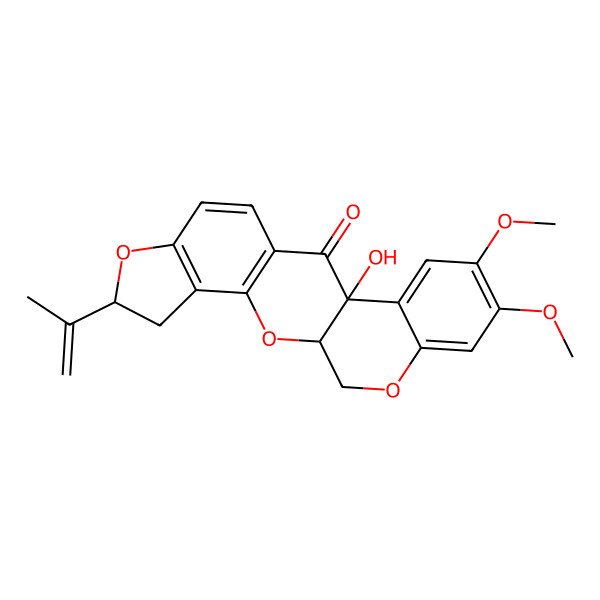 2D Structure of 12-Hydroxyrotenone