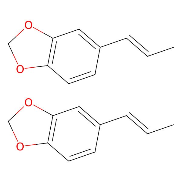 2D Structure of 1,2-Methylenedioxy-4-(1-propenyl)benzene