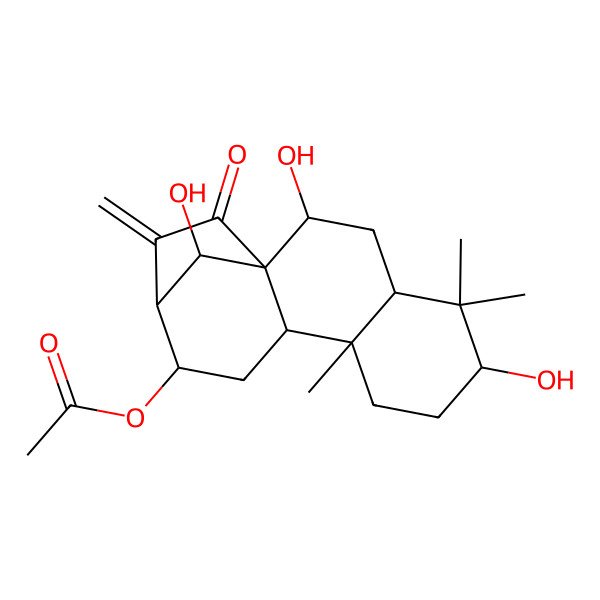 2D Structure of 12-O-Acetylpseurata B