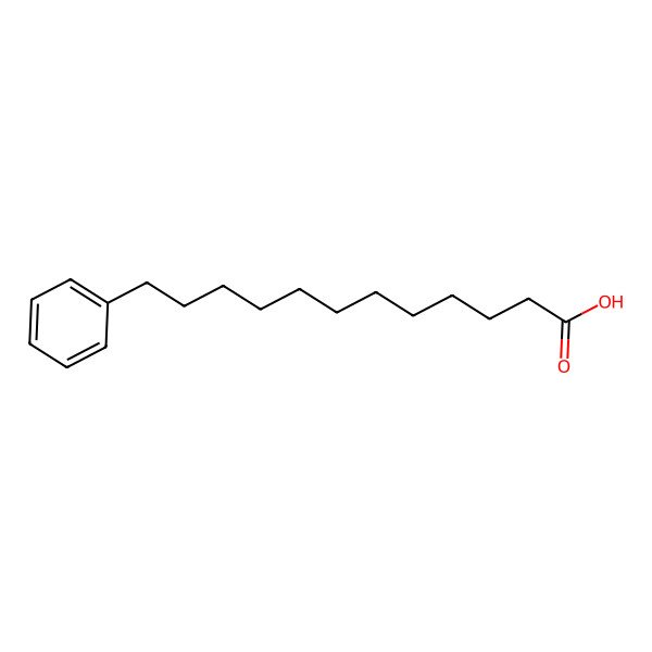 2D Structure of 12-Phenyldodecanoic acid