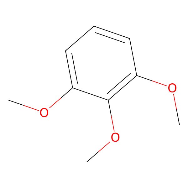 2D Structure of 1,2,3-Trimethoxybenzene