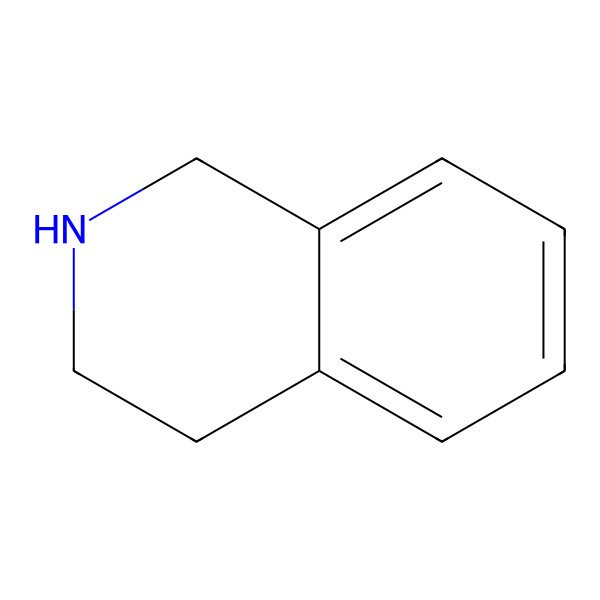2D Structure of 1,2,3,4-Tetrahydroisoquinoline
