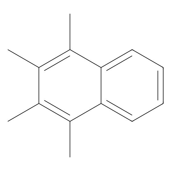 2D Structure of 1,2,3,4-Tetramethylnaphthalene