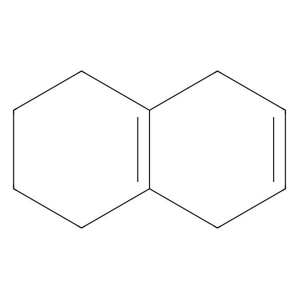 2D Structure of 1,2,3,4,5,8-Hexahydronaphthalene