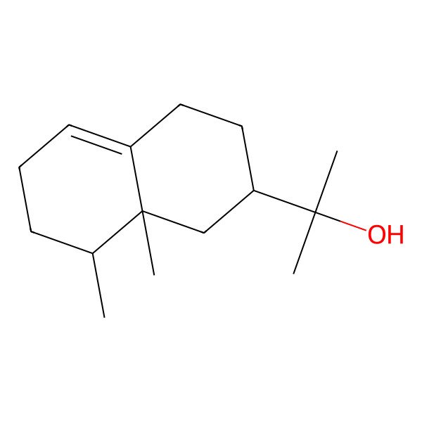 2D Structure of 1,2,3,4,6,7,8,8a-Octahydro-alpha,alpha,8,8a-tetramethylnaphthalene-2-methanol