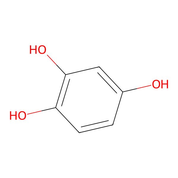 2D Structure of 1,2,4-Benzenetriol