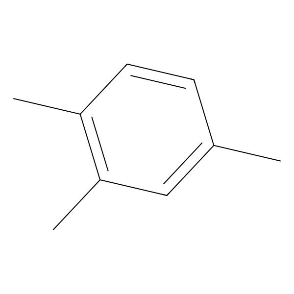 2D Structure of 1,2,4-Trimethylbenzene 2D Structure of 1,2,4-Trimethylbenzene