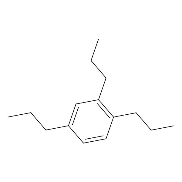 2D Structure of 1,2,4-Tripropylbenzene
