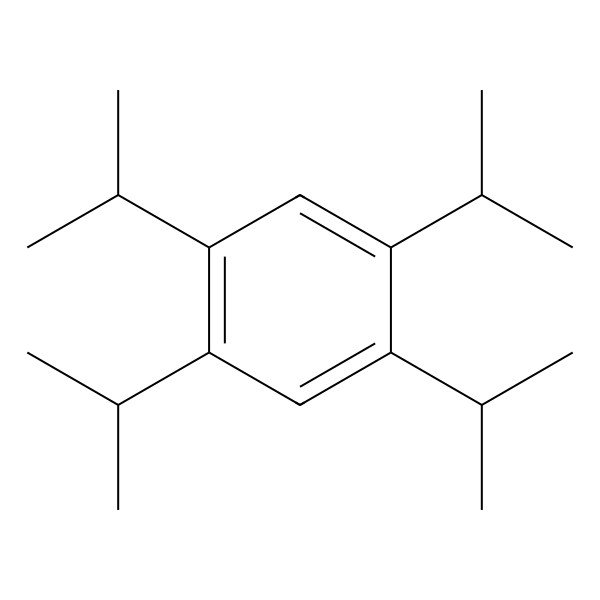 2D Structure of 1,2,4,5-Tetraisopropylbenzene