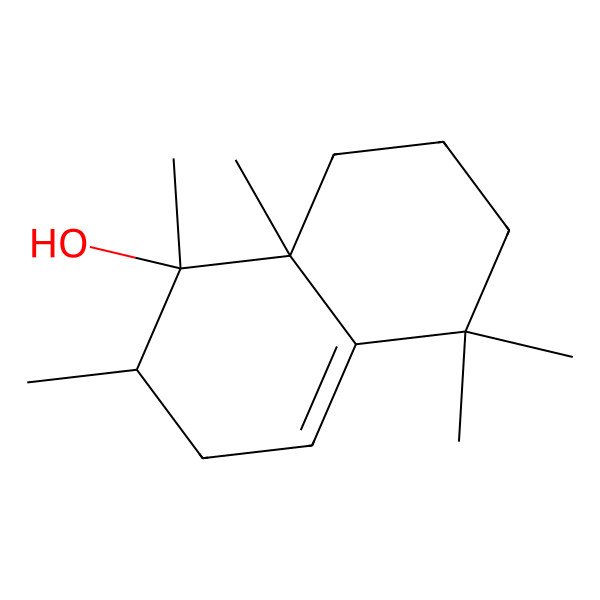 2D Structure of 1,2,5,5,8a-Pentamethyl-1,2,3,5,6,7,8,8a-octahydronaphthalen-1-ol 2D Structure of 1,2,5,5,8a-Pentamethyl-1,2,3,5,6,7,8,8a-octahydronaphthalen-1-ol
