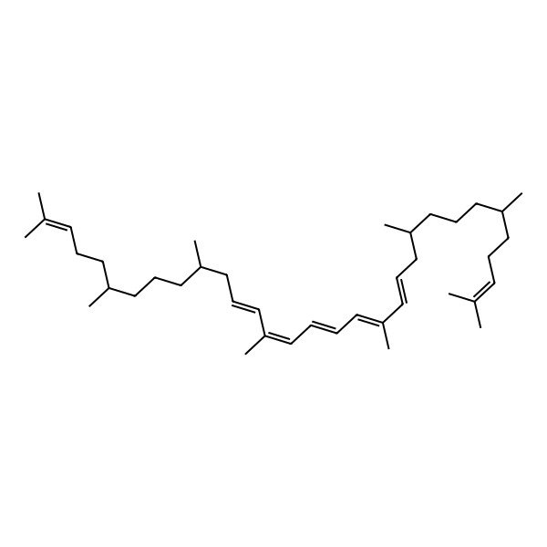 2D Structure of (12E,14E,16Z,18E,20E)-2,6,10,14,19,23,27,31-octamethyldotriaconta-2,12,14,16,18,20,30-heptaene